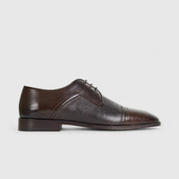 Formales Men's Leather Lace Up 0528 Brown FC126