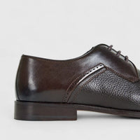Formales Men's Leather Lace Up 0528 Brown FC126