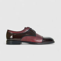 Formales Men's Leather Lace Up 0529 Burgundy FC125
