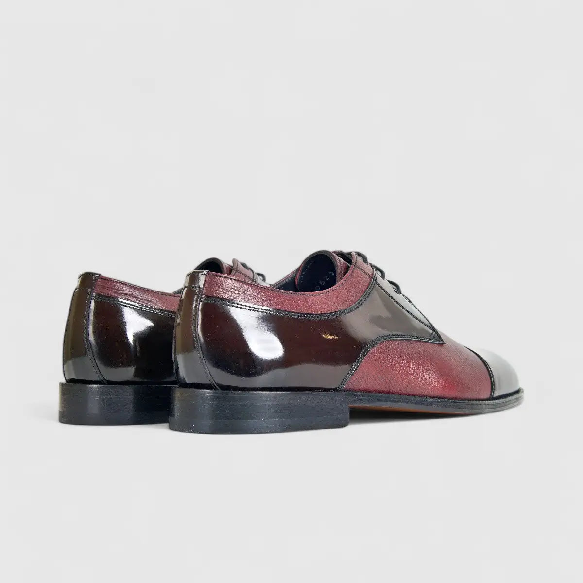 Formales Men's Leather Lace Up 0529 Burgundy FC125