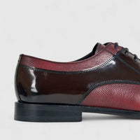 Formales Men's Leather Lace Up 0529 Burgundy FC125
