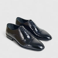 Formales Men's Leather Lace Up 1101 Black FC131