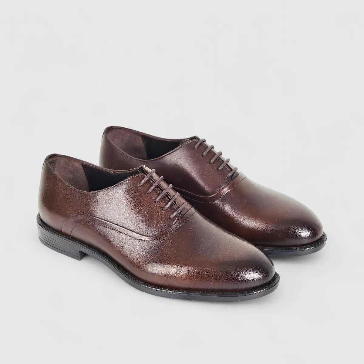 Formales Men's Leather Lace Up 1115 Brown FC132