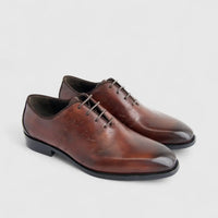 Formales Men's Leather Lace Up AAD19-1C Coffee EL130