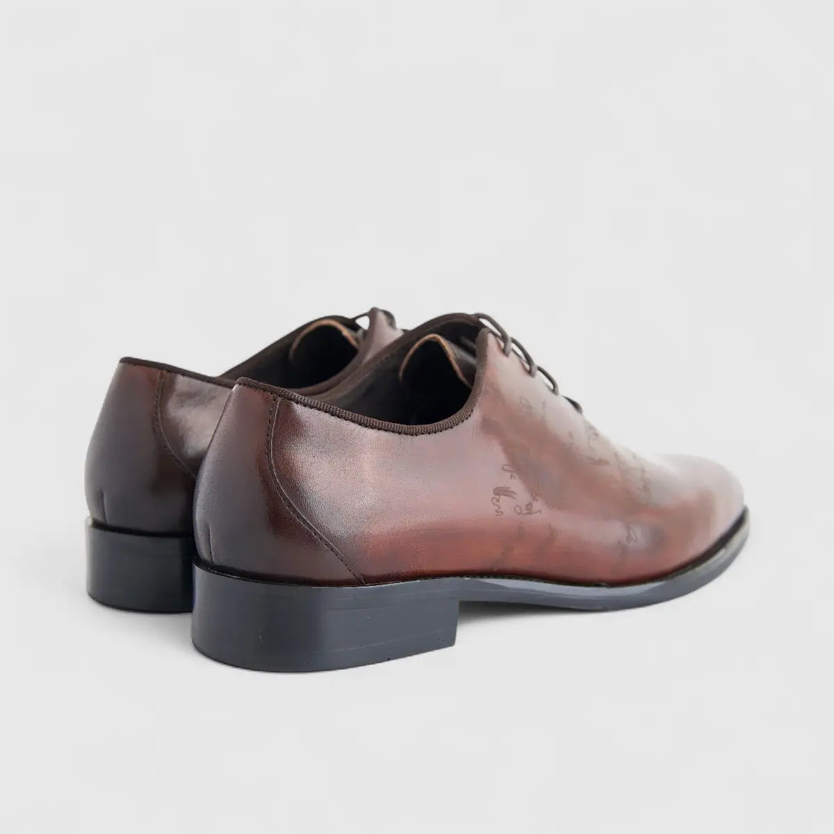 Formales Men's Leather Lace Up AAD19-1C Coffee EL130