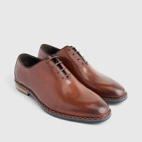 Formales Men's Leather Lace Up AAD33-1 Brown EL132