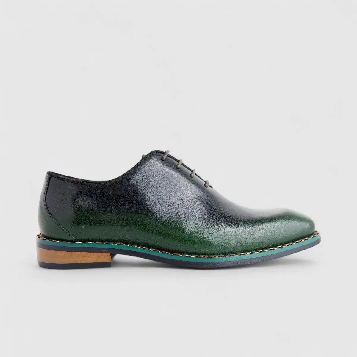 Formales Men's Leather Lace Up AAD33-1 Green EL132