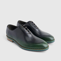 Formales Men's Leather Lace Up AAD33-1 Green EL132