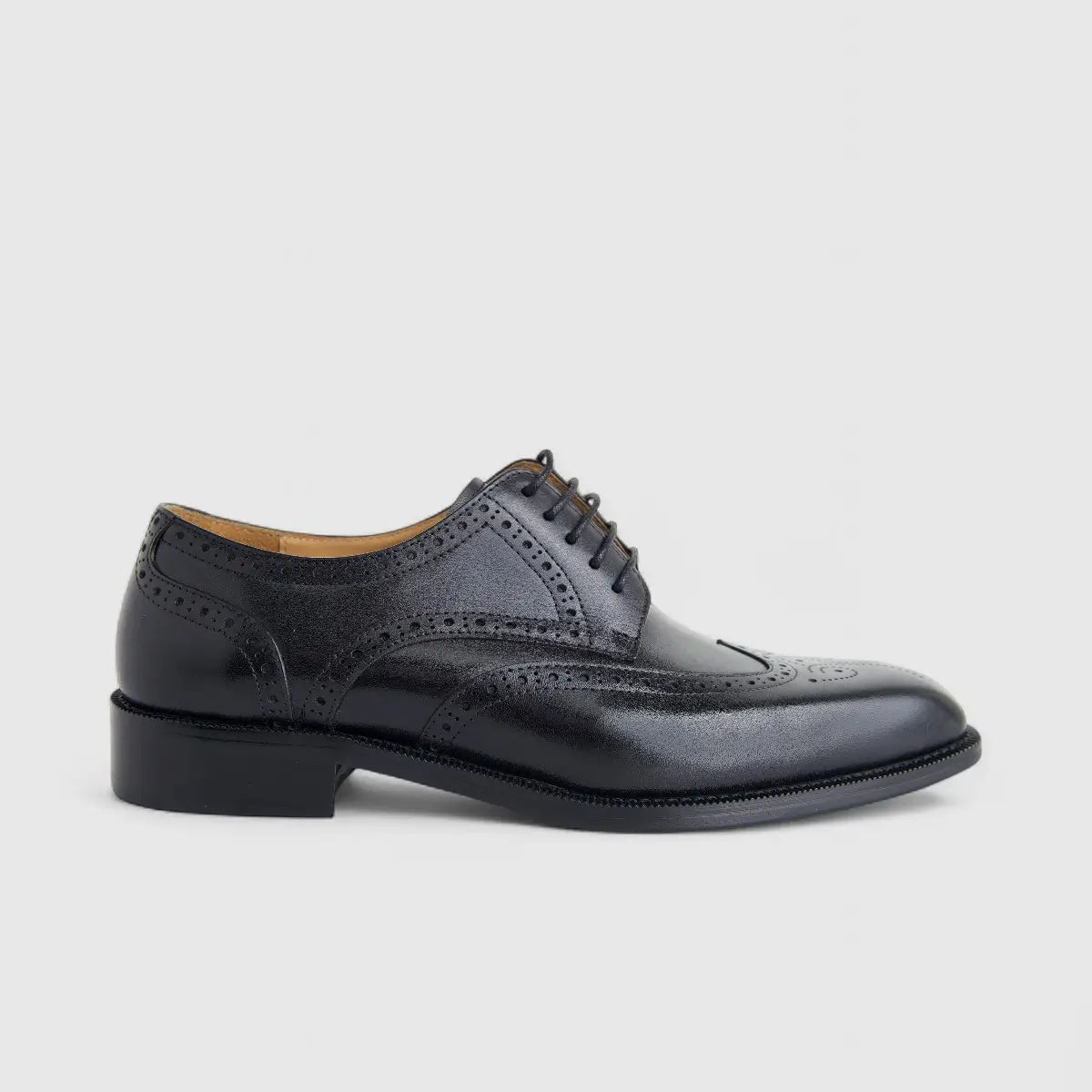Formales Men's Leather Lace Up Brouge AE5288-821 Black EL122