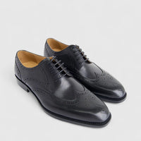 Formales Men's Leather Lace Up Brouge AE5288-821 Black EL122