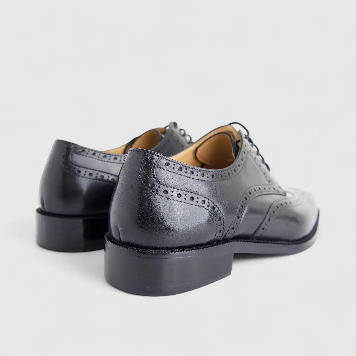Formales Men's Leather Lace Up Brouge AE5288-821 Black EL122