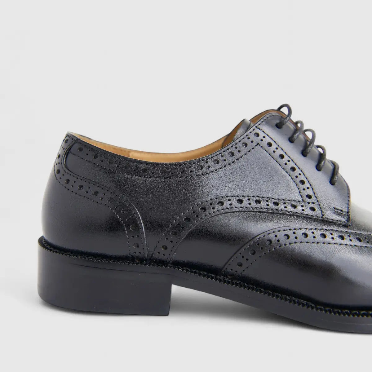 Formales Men's Leather Lace Up Brouge AE5288-821 Black EL122
