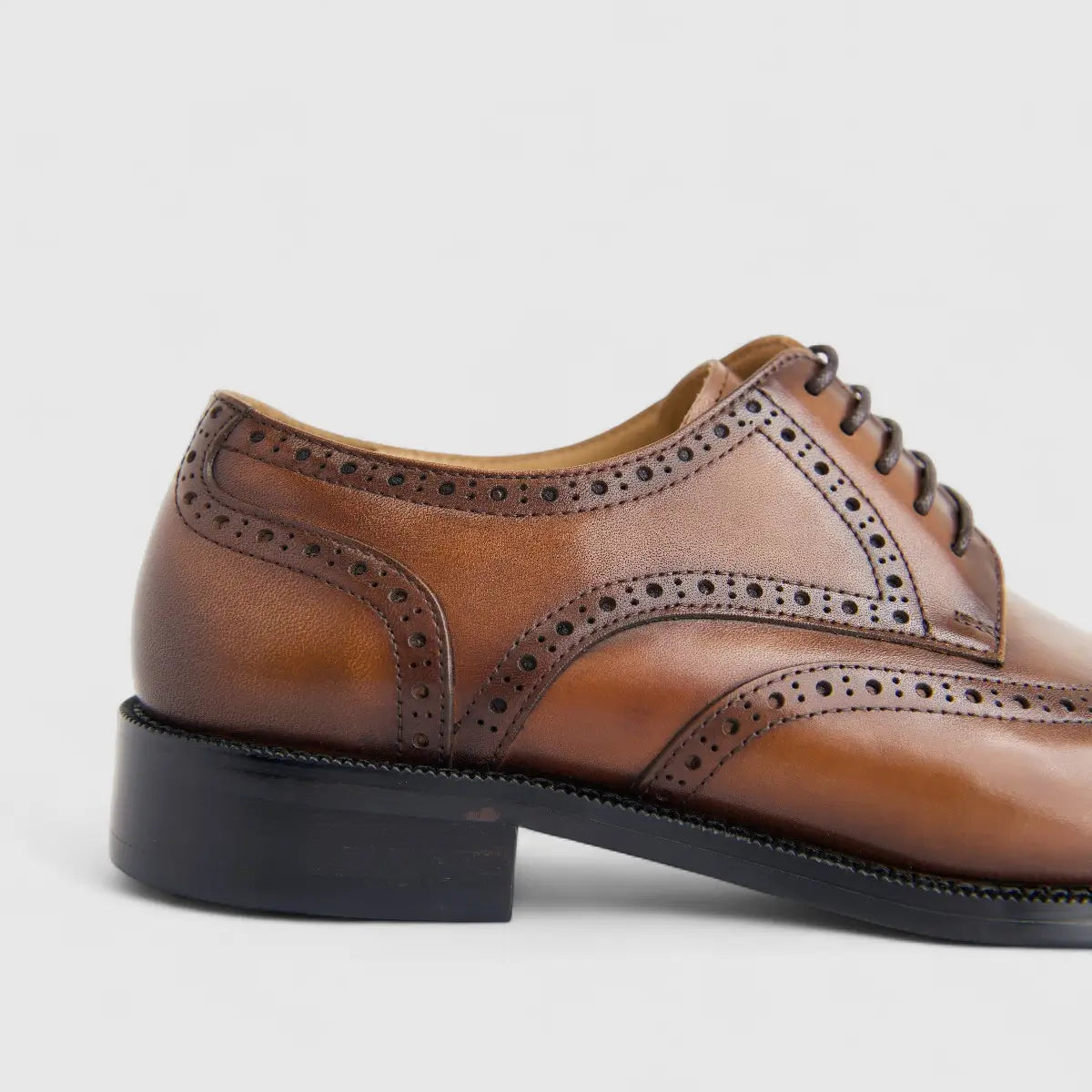 Formales Men's Leather Lace Up Brouge AE5288-821 Brown EL122
