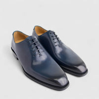 Formales Men's Leather Lace Up AE5302-105 Navy EL121