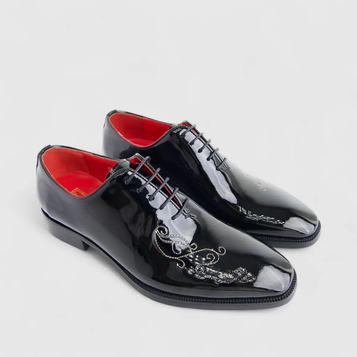 Formales Men's Leather Lace Up AE5329-503 Black Patent EL127