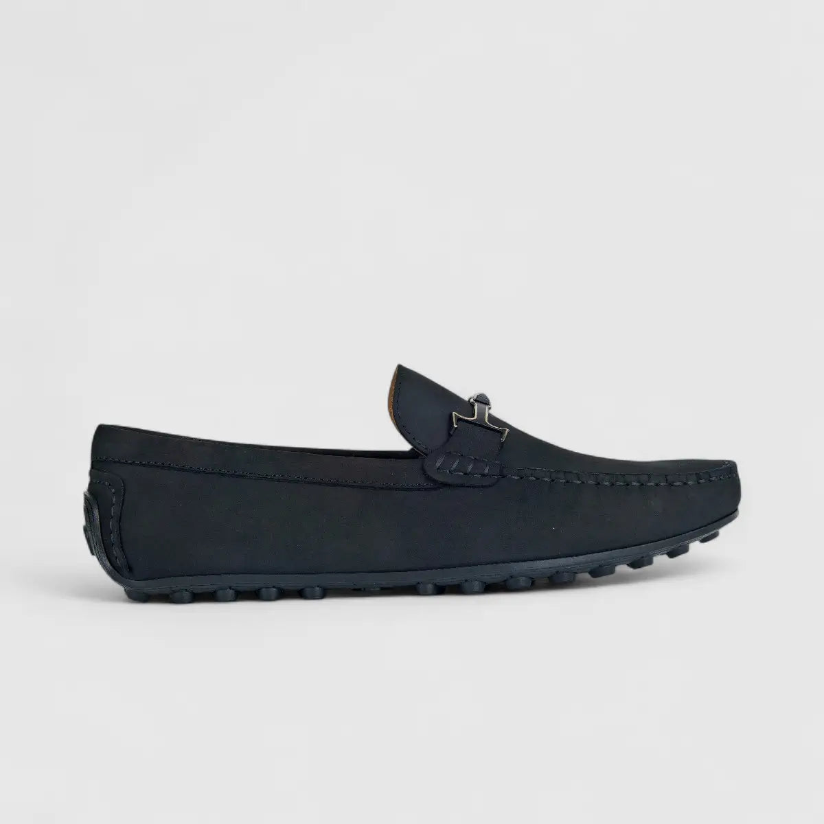 Formales Men's Leather Loafer FM2025-808 Black FK14