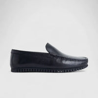 Formales Men's Leather Loafer FM2025-809 Black FK41