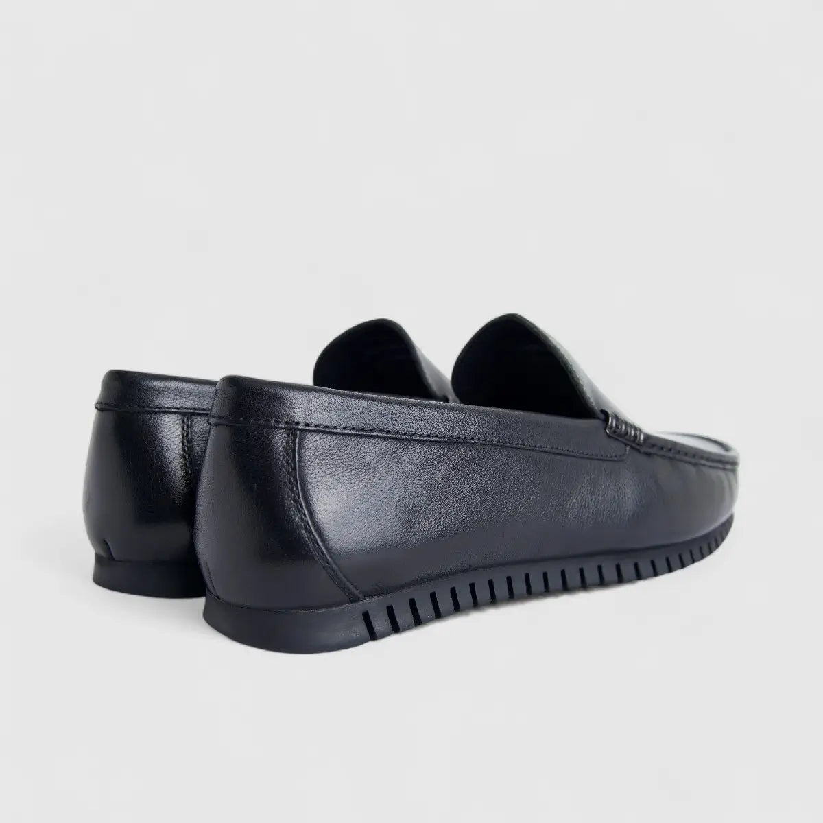 Formales Men's Leather Loafer FM2025-809 Black FK41