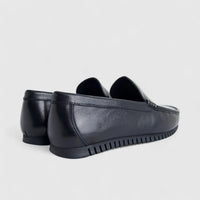 Formales Men's Leather Loafer FM2025-809 Black FK41