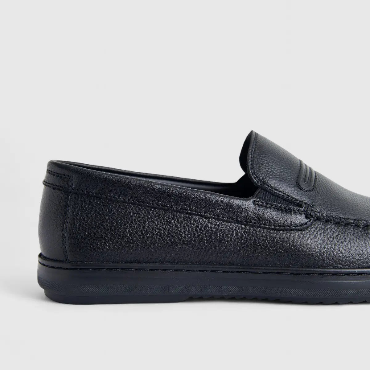 Formales Men's Leather Loafer FM2025-810 Black FK42