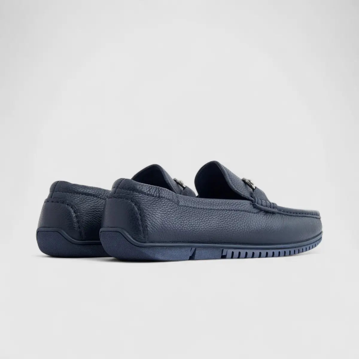 Formales Mens Leather Loafer FM2025-812 Navy FK30