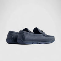 Formales Mens Leather Loafer FM2025-812 Navy FK30