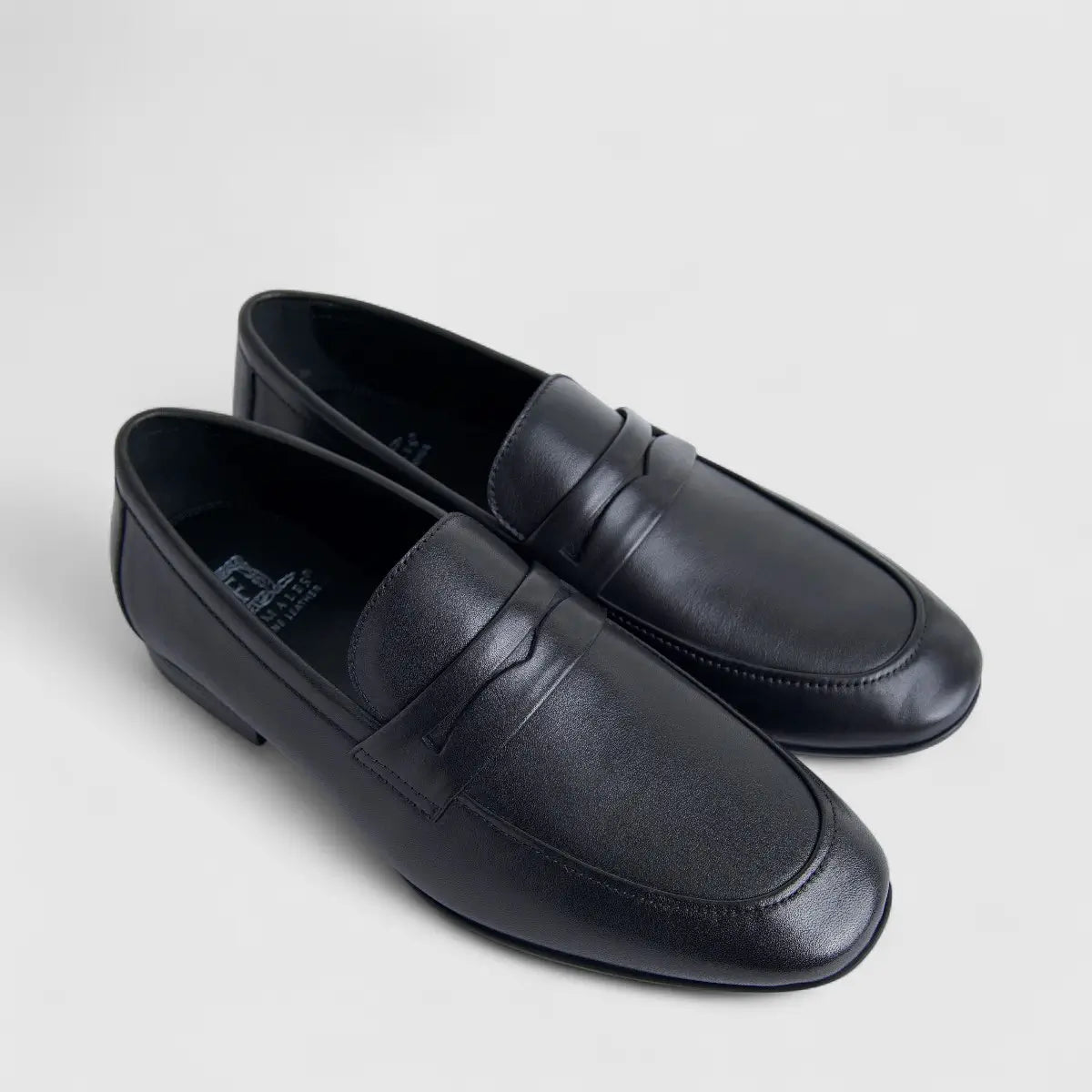 Formales Men's Leather Loafer FM2025-816 Black FK43