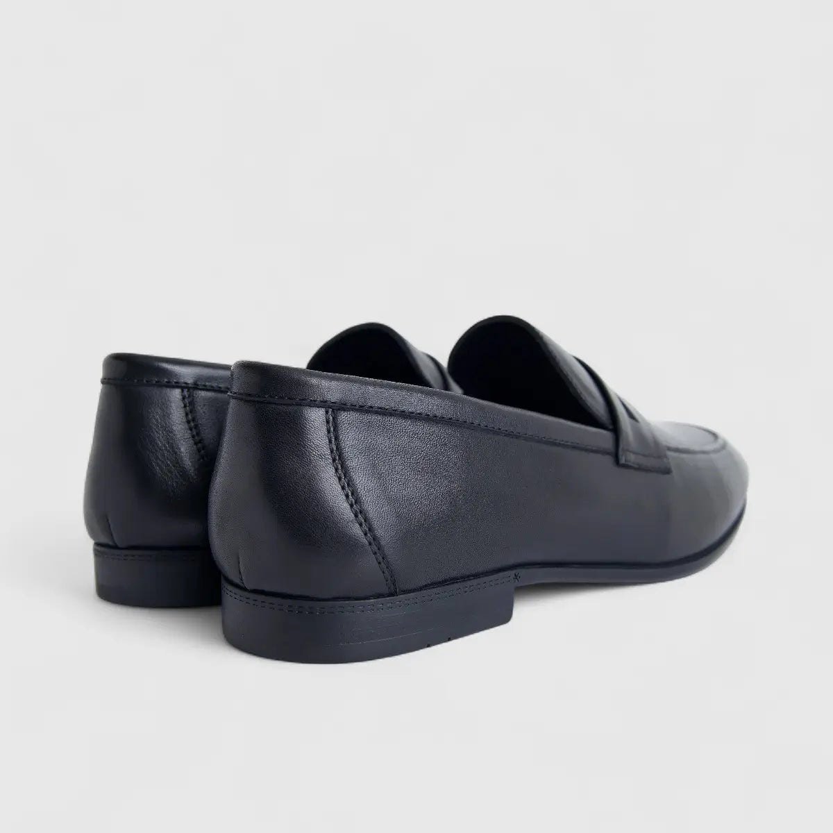 Formales Men's Leather Loafer FM2025-816 Black FK43