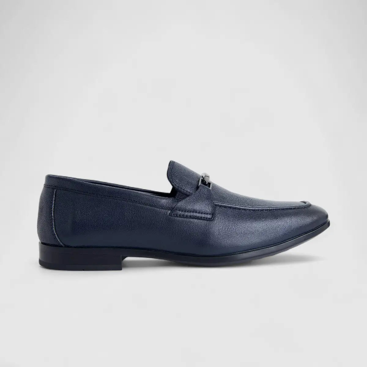 Formales Men's Leather Loafer FM2025-817 Navy FK44