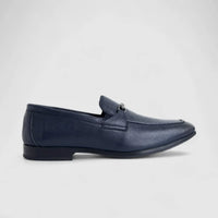 Formales Men's Leather Loafer FM2025-817 Navy FK44