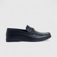 Formales Men's Leather Loafer FM2025-820 Black FK47