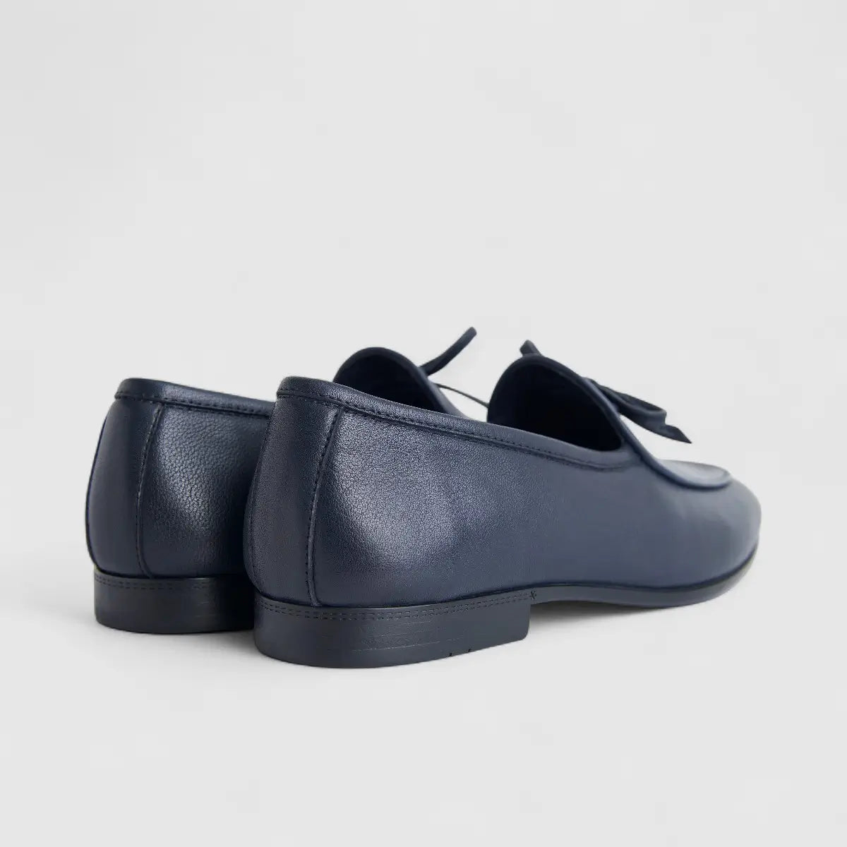 Formales Men's Leather Loafer FM2025-900 Navy FK57
