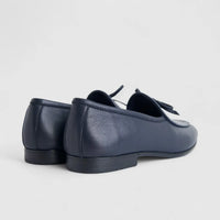 Formales Men's Leather Loafer FM2025-900 Navy FK57