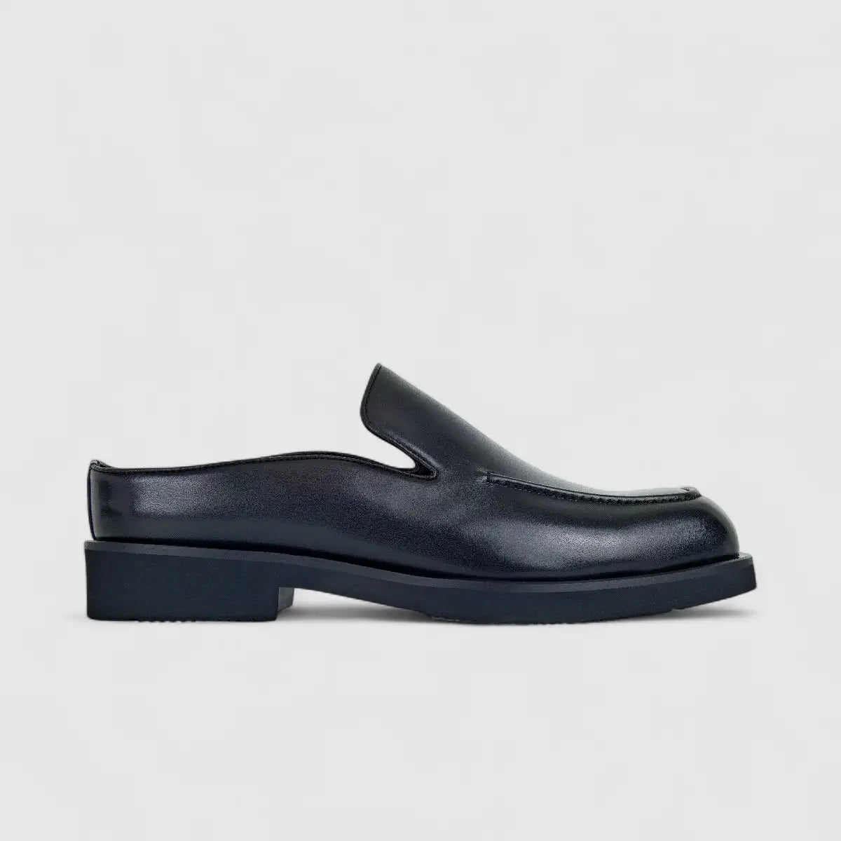 Formales Mens Leather Mule FM2025-843  Black FK25