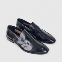 Formales Men's Leather Slip On 0432 Black FC117