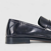 Formales Men's Leather Slip On 0432 Black FC117