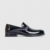 Formales Men's Leather Slip On 0512 Black FC121