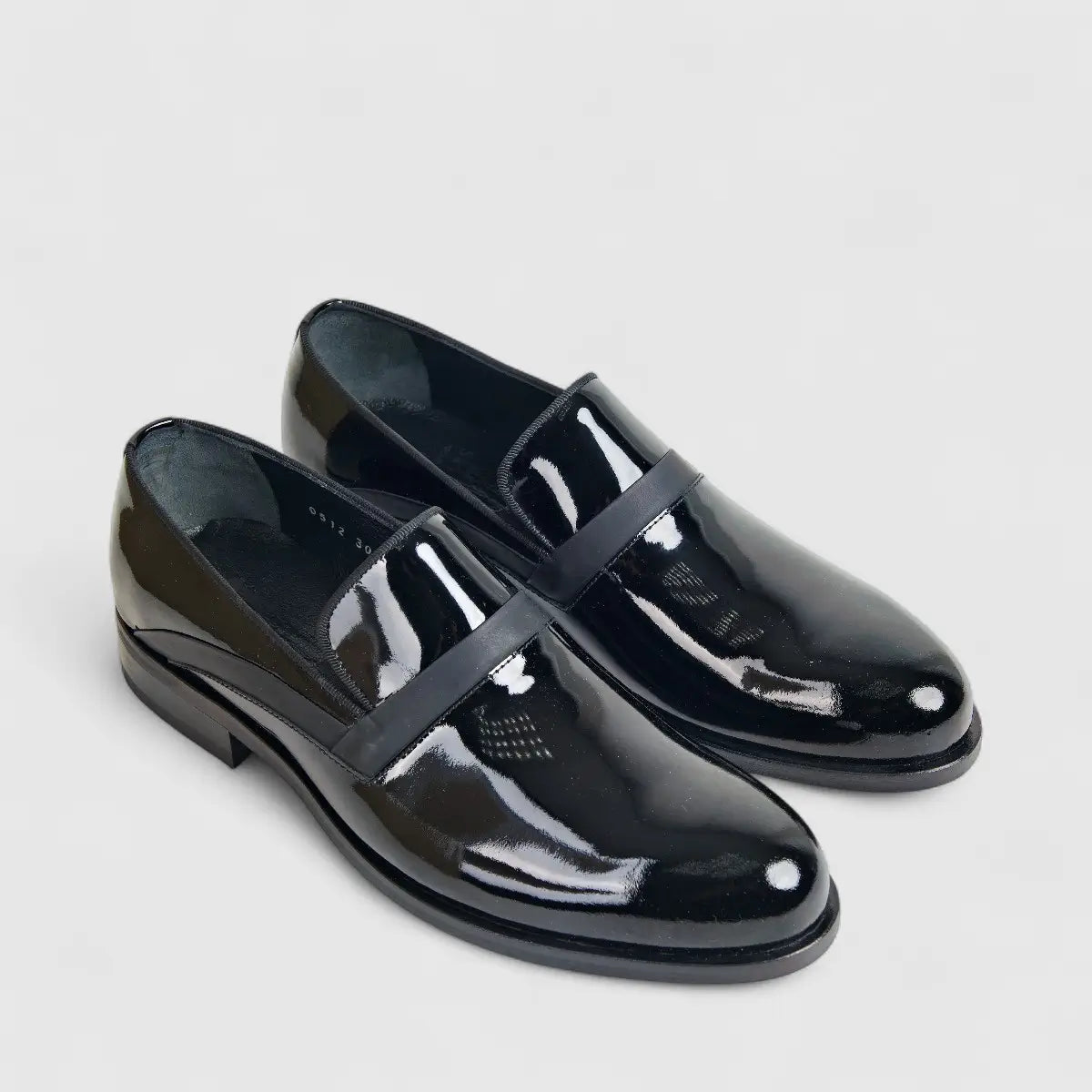 Formales Men's Leather Slip On 0512 Black FC121