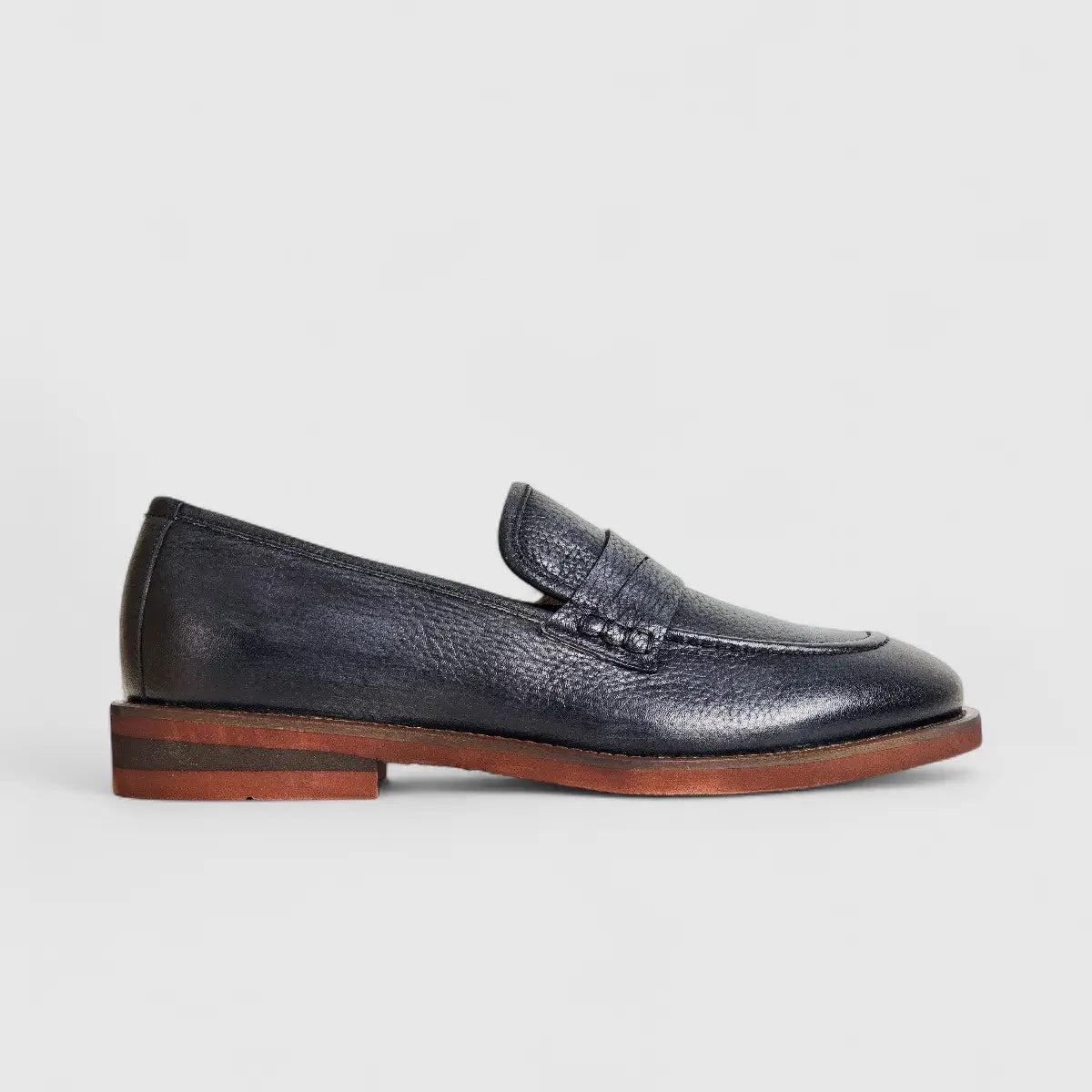 Formales Men's Leather Slip On 2246 Black FC123