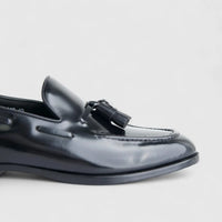 Formales Men's Leather Slip On AA227-1 Black EL140