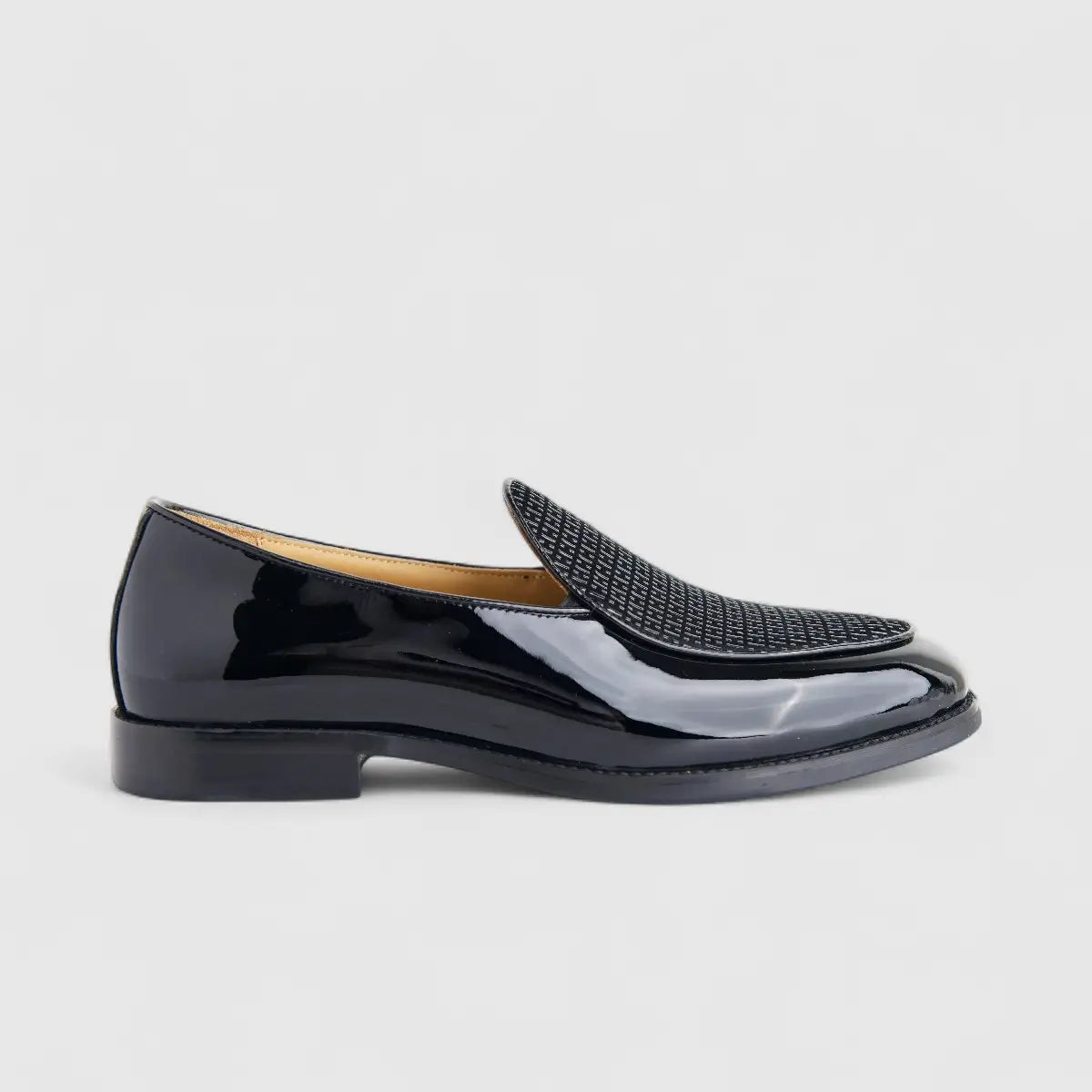 Formales Men's Leather Slip On AE5327-534 Black EL129