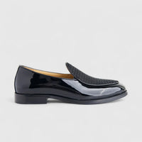Formales Men's Leather Slip On AE5327-534 Black EL129