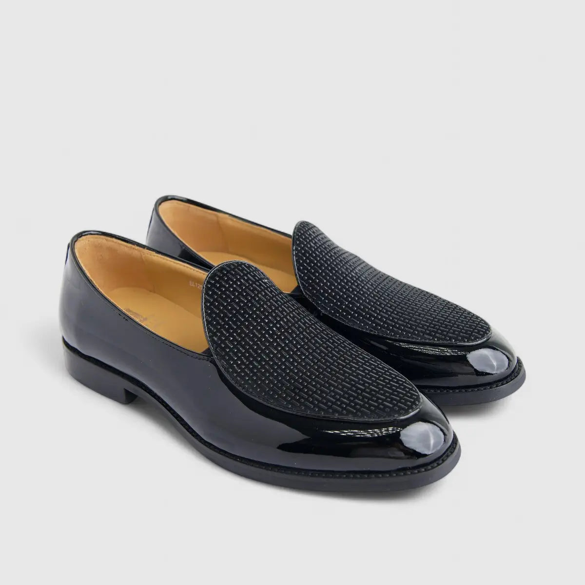 Formales Men's Leather Slip On AE5327-534 Black EL129