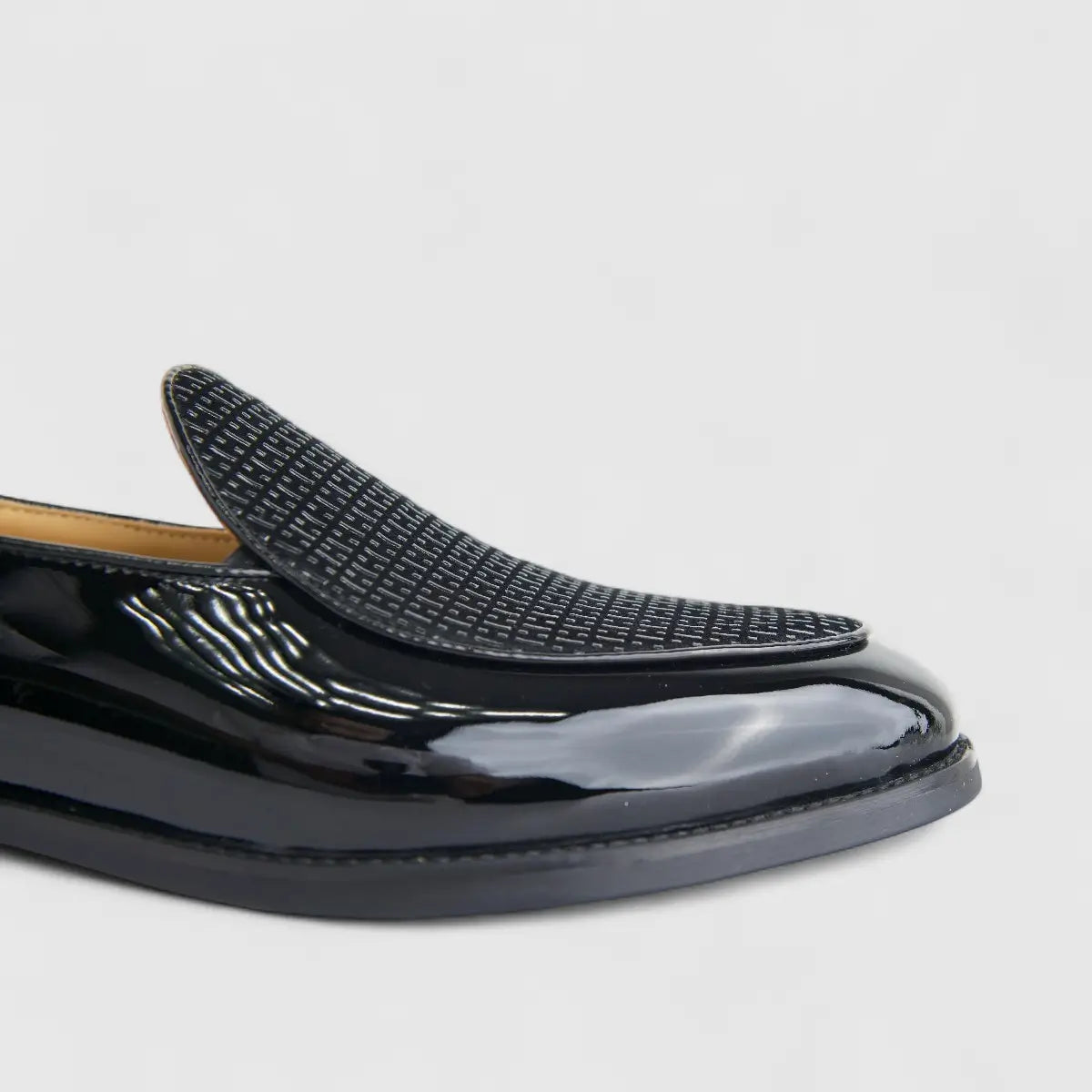 Formales Men's Leather Slip On AE5327-534 Black EL129