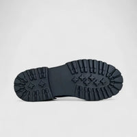 Formales Men's Leather Chunky Sole With Zip FM2025-838 Black FK27
