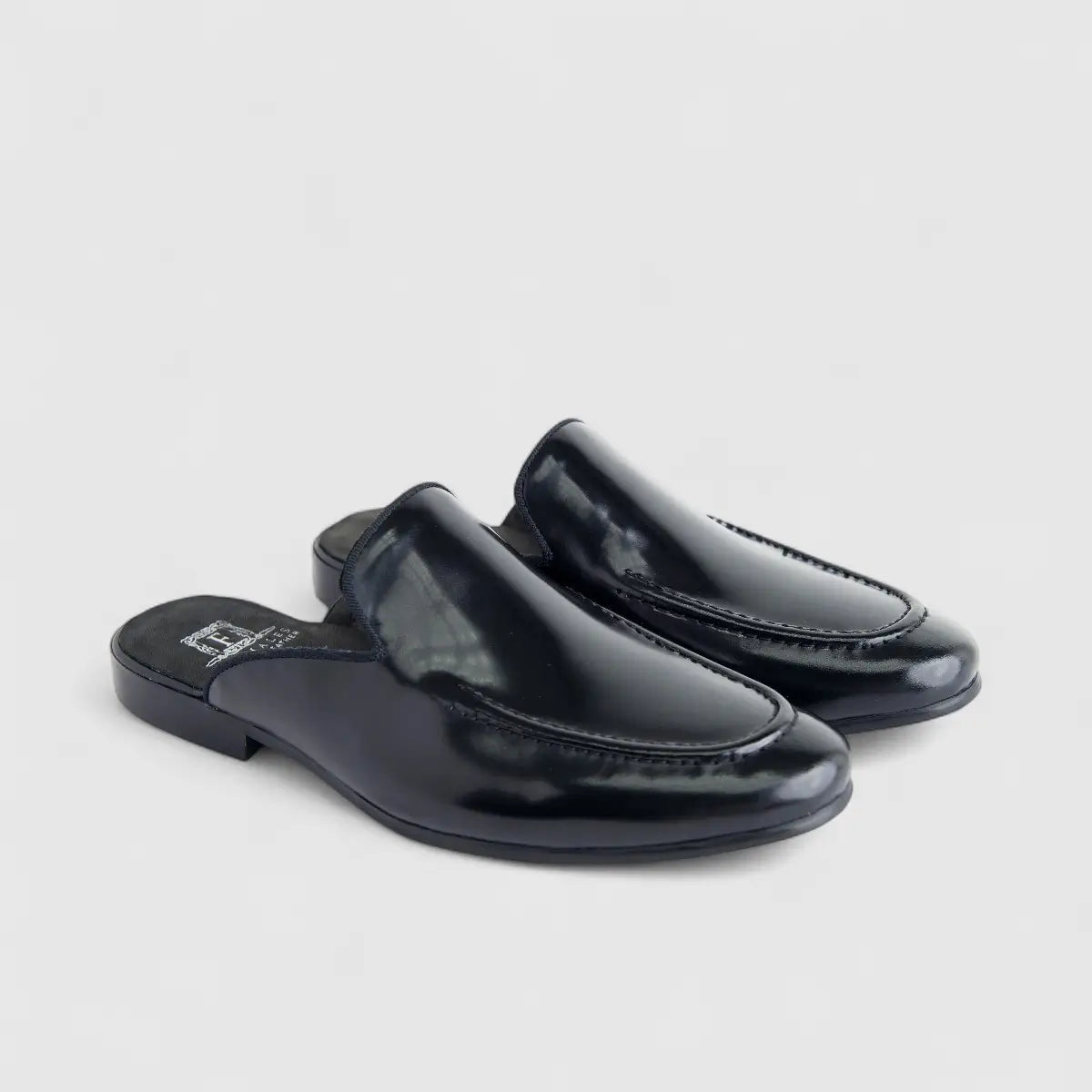 Formales Men's Leather Slip On Open Back AA307Y-L12 -2 EL134