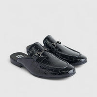 Formales Men's Leather Slip On Open Back AA307Y-L12 EL133