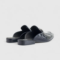 Formales Men's Leather Slip On Open Back AA307Y-L12 EL133