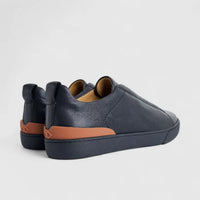 Formales Men's Leather Sneaker FM2025-826 Black FK53