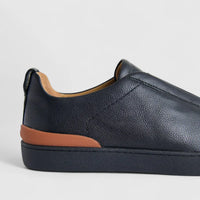 Formales Men's Leather Sneaker FM2025-826 Black FK53